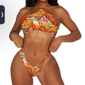 Wildlife Bikini (free cover up dress)